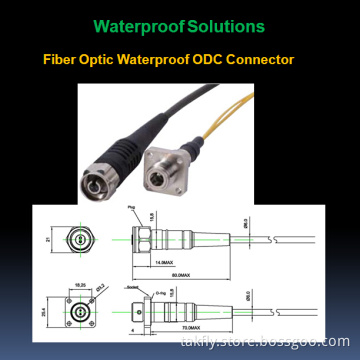 Fiber Optic Waterproof Odc Connector